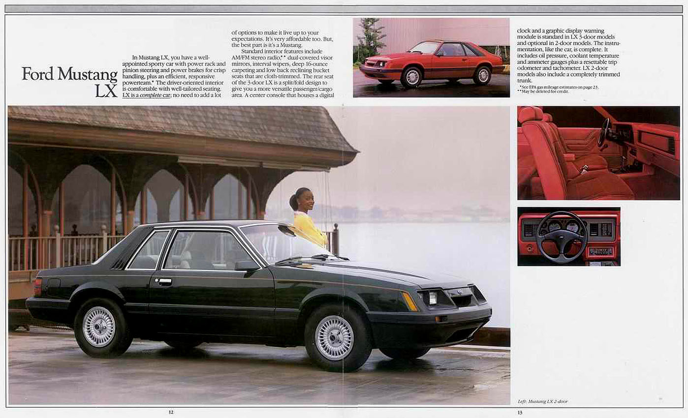 1985 Ford Mustang SVO Brochure Page 3